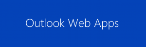 Outlook Web Apps